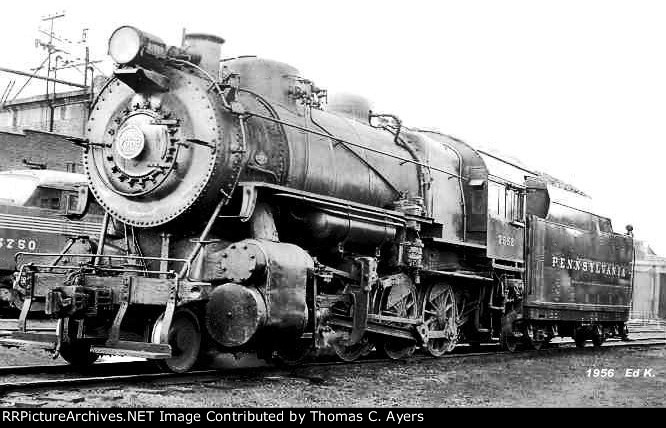 PRR 7562, H-10S, 1956
